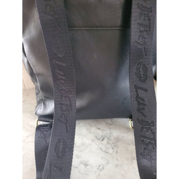 Black Cat Backpack With Gem Accents & Quilted Bottom - Picture 7 of 12